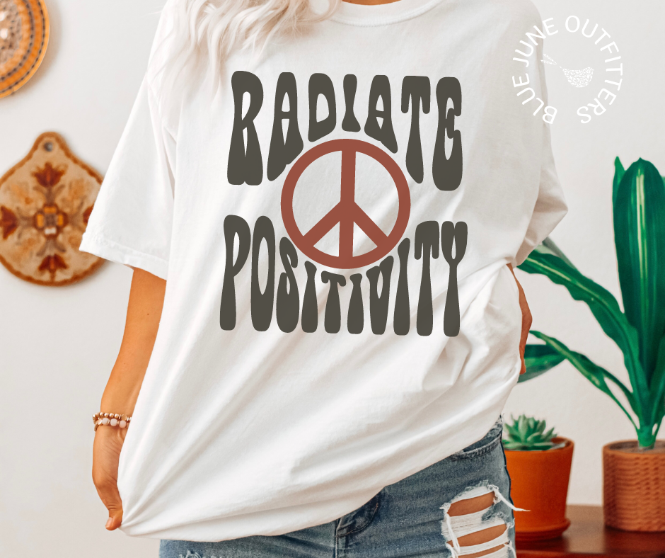 Radiate Positivity | Trendy Comfort Colors® Tee