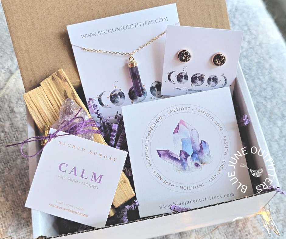 Amethyst & Palo Santo Calming Gift Box