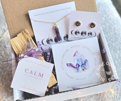 Amethyst & Palo Santo Calming Gift Box