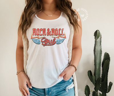 Rock n' Roll Soul | Women's Flowy Racerback Tank