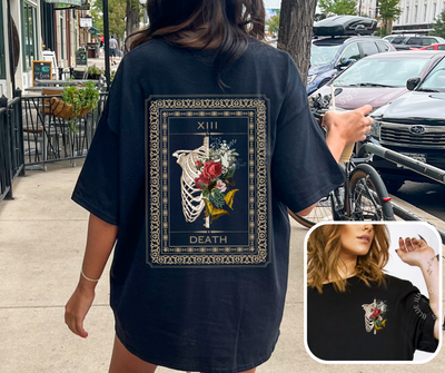 Death Tarot Card | Witchy Comfort Colors® Tee