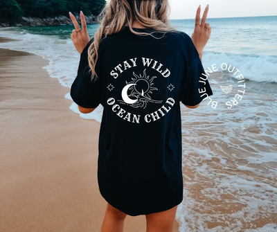Stay Wild Ocean Child | Celestial Comfort Colors® Tee