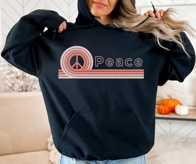 Retro Peace Hoodie