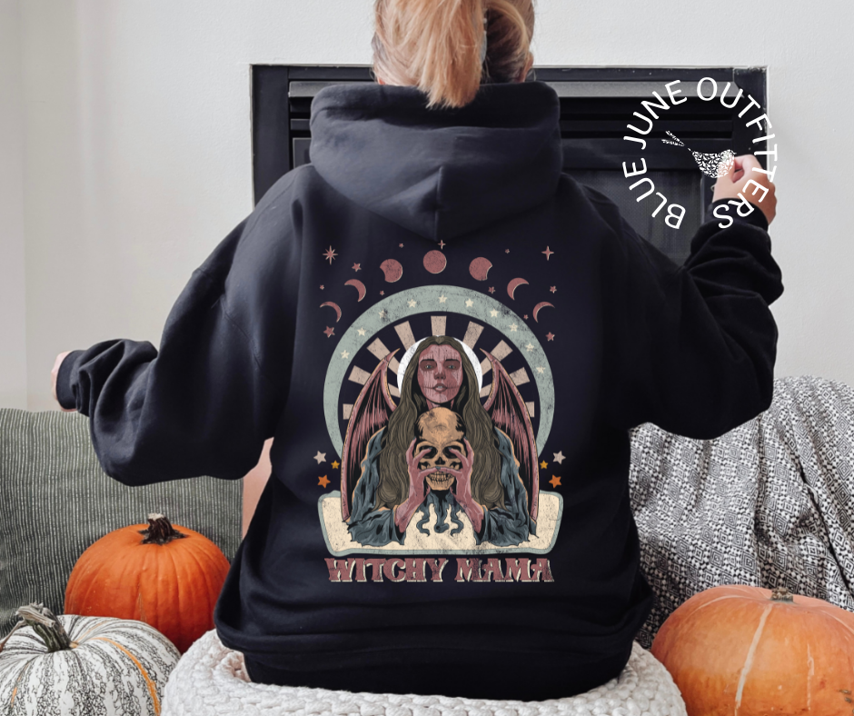 Witchy Mama | Celestial Halloween Hoodie