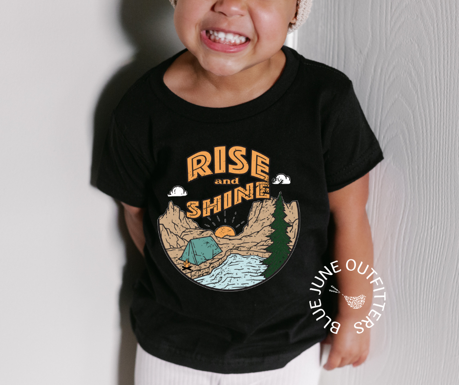 Rise and Shine | Toddler Camping Tee