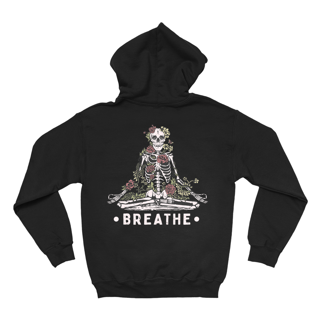 Buy Breathe | Unisex Meditating Skeleton Hoodie