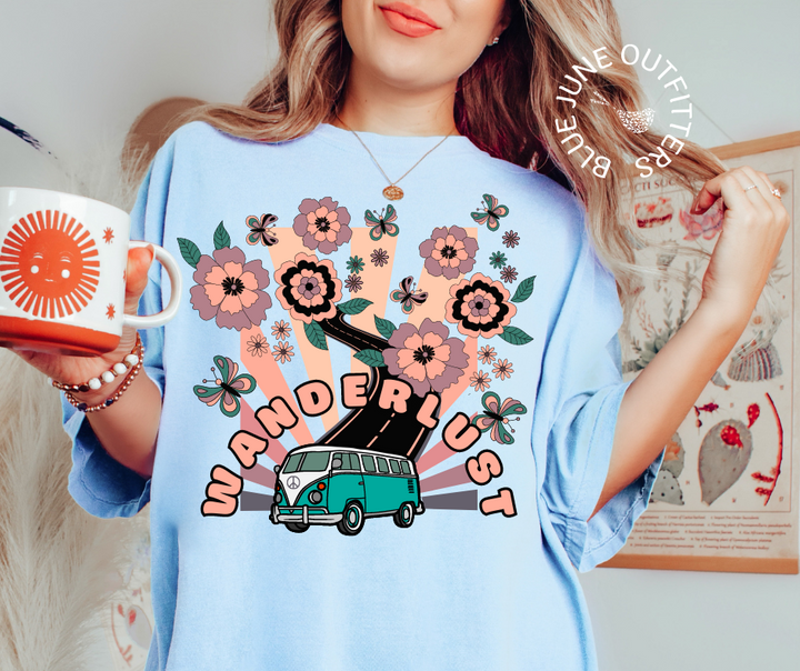Wanderlust Van Life | Boho Comfort Colors® Tee