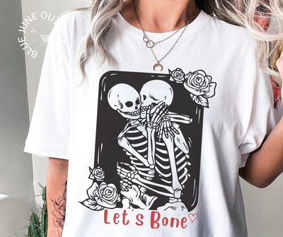 Let's Bone The Lovers Tarot | Comfort Colors® Valentine's Tee