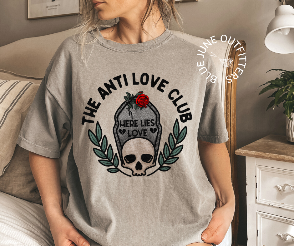 The Anti Love Club | Comfort Colors® Funny Valerntine Tee