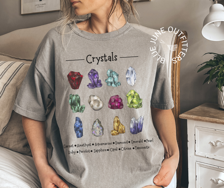 Crystals T-Shirt | Comfort Colors® Birthstones Tee