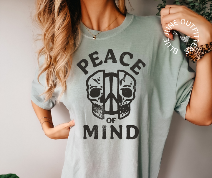 Peace of Mind Comfort Colors® Skull Tee