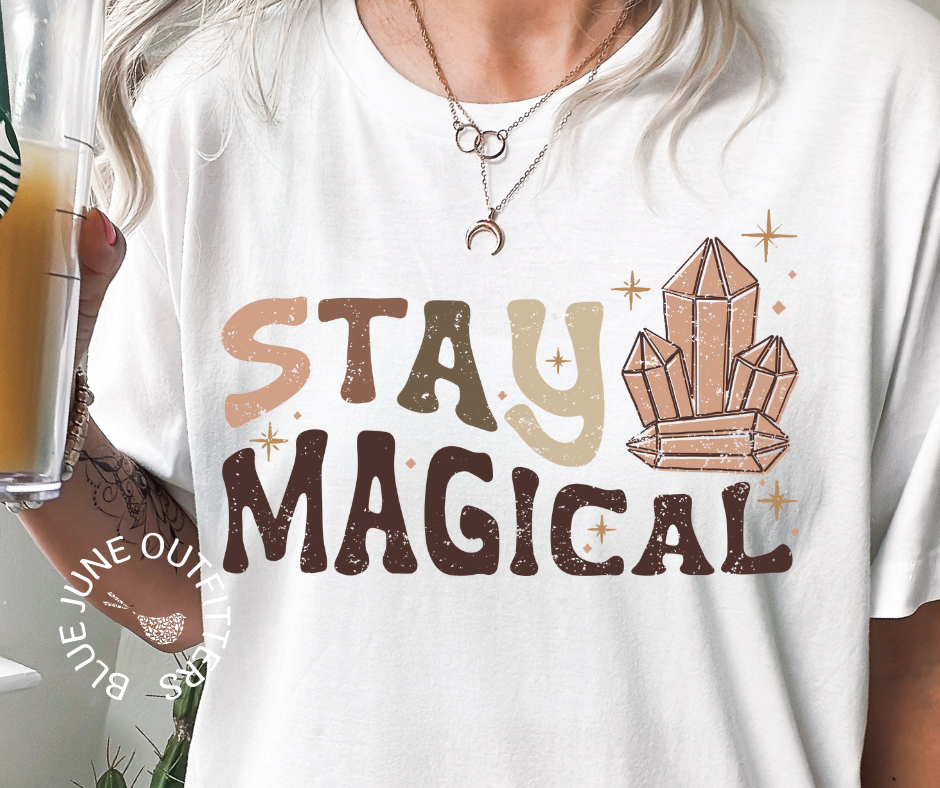 Stay Magical | Metaphysical Crystals Unisex Tee