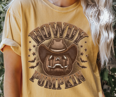 Howdy Pumpkin | Comfort Colors® Country Halloween Tee