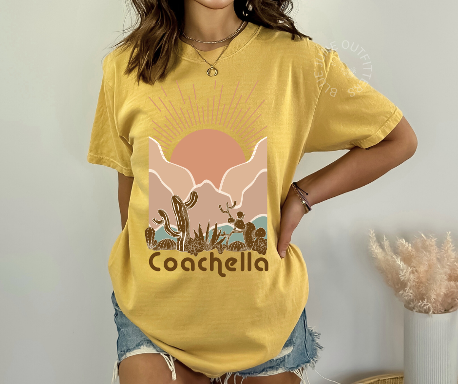 Coachella Valley | Retro Coachella Festival Comfort Colors® Tee