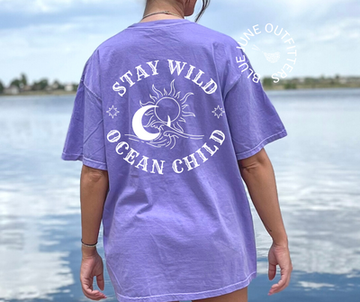 Stay Wild Ocean Child | Celestial Comfort Colors® Tee