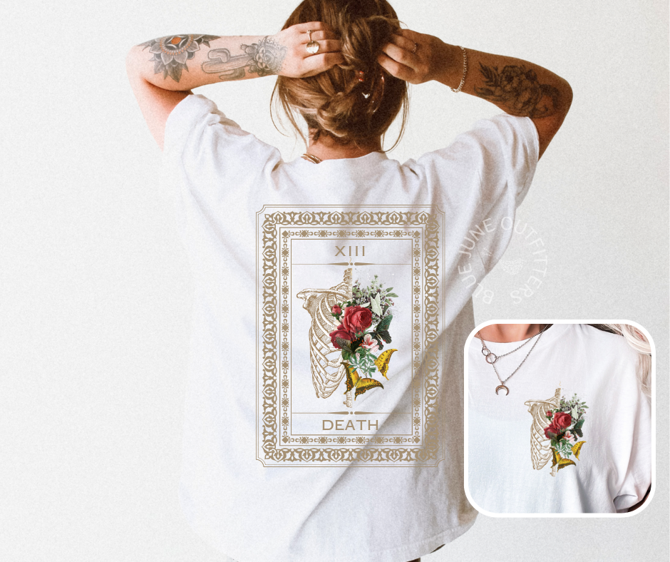 Death Tarot Card | Witchy Comfort Colors® Tee