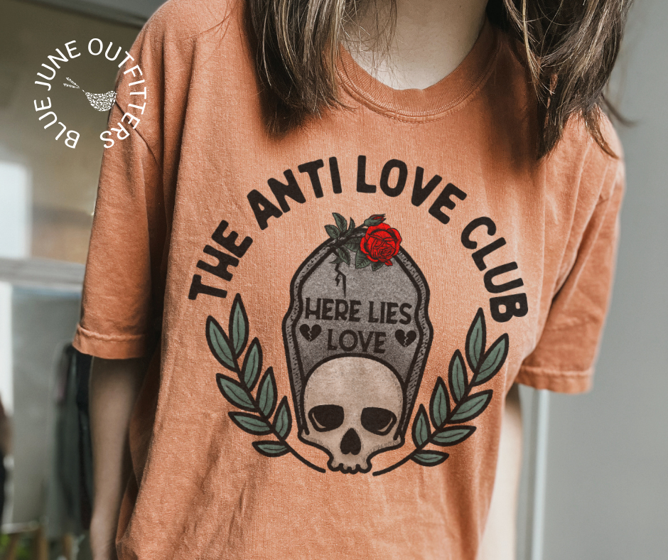 The Anti Love Club | Comfort Colors® Funny Valerntine Tee