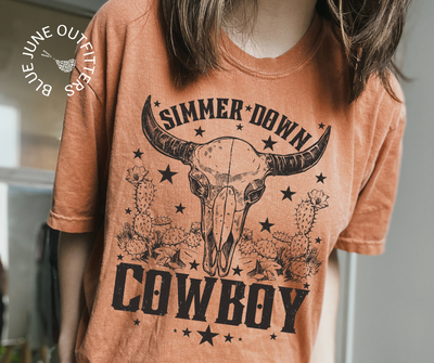 Simmer Down Cowboy | Comfort Colors® Tee