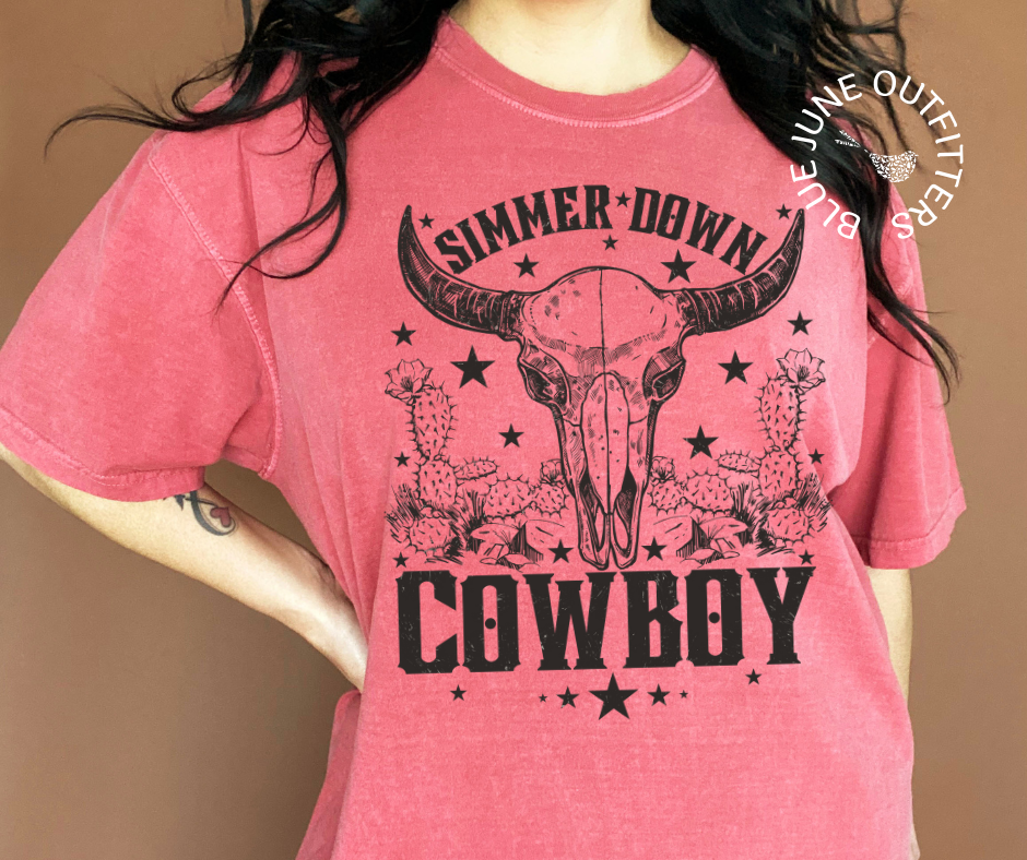 Simmer Down Cowboy | Comfort Colors® Tee