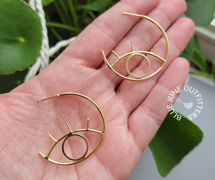 Celestial Vision Hoop Earrings