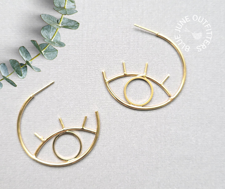 Celestial Vision Hoop Earrings
