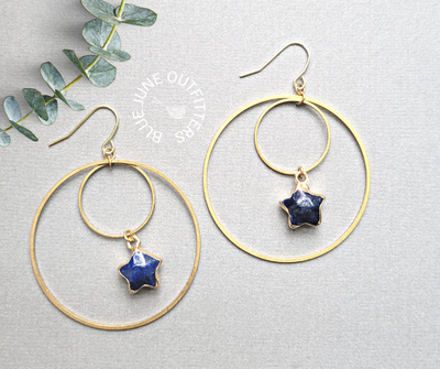 Lapis Lazuli Bohemian Earrings