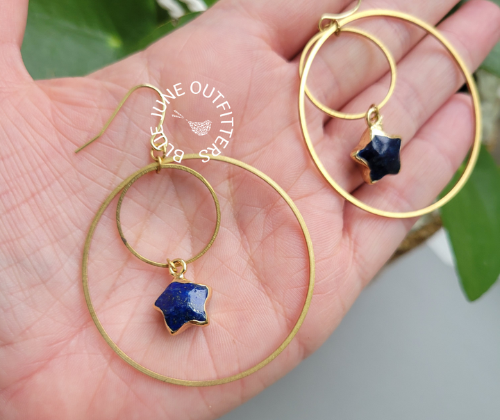 Lapis Star Orbit Hoops