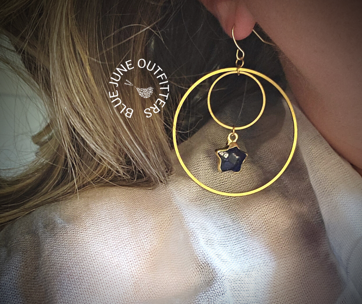 Lapis Star Orbit Hoops