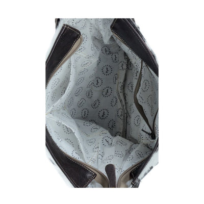 Hand-Tooled Leather Fringe Myra Bag