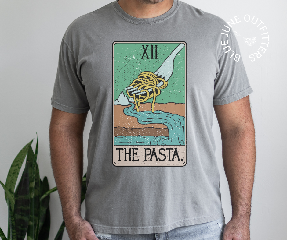 The Pasta | Comfort Colors® Foodie Tarot Card Tee