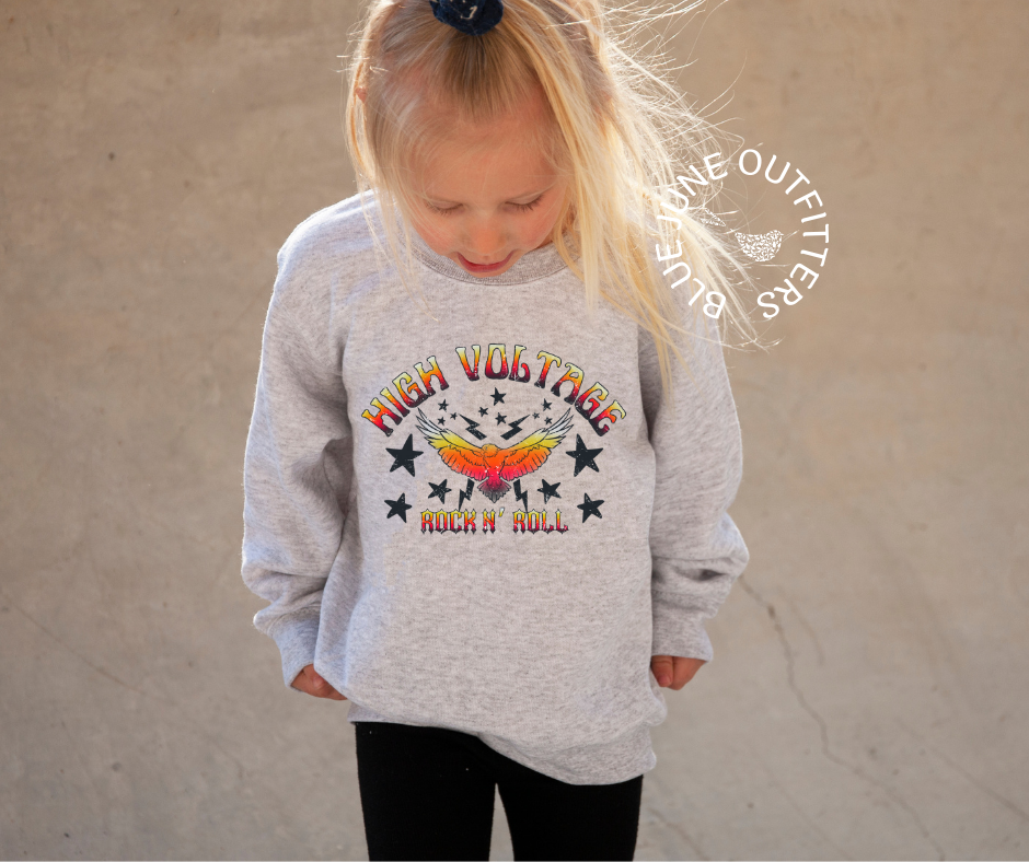 High Voltage Rock n' Roll | Toddler Sweatshirt