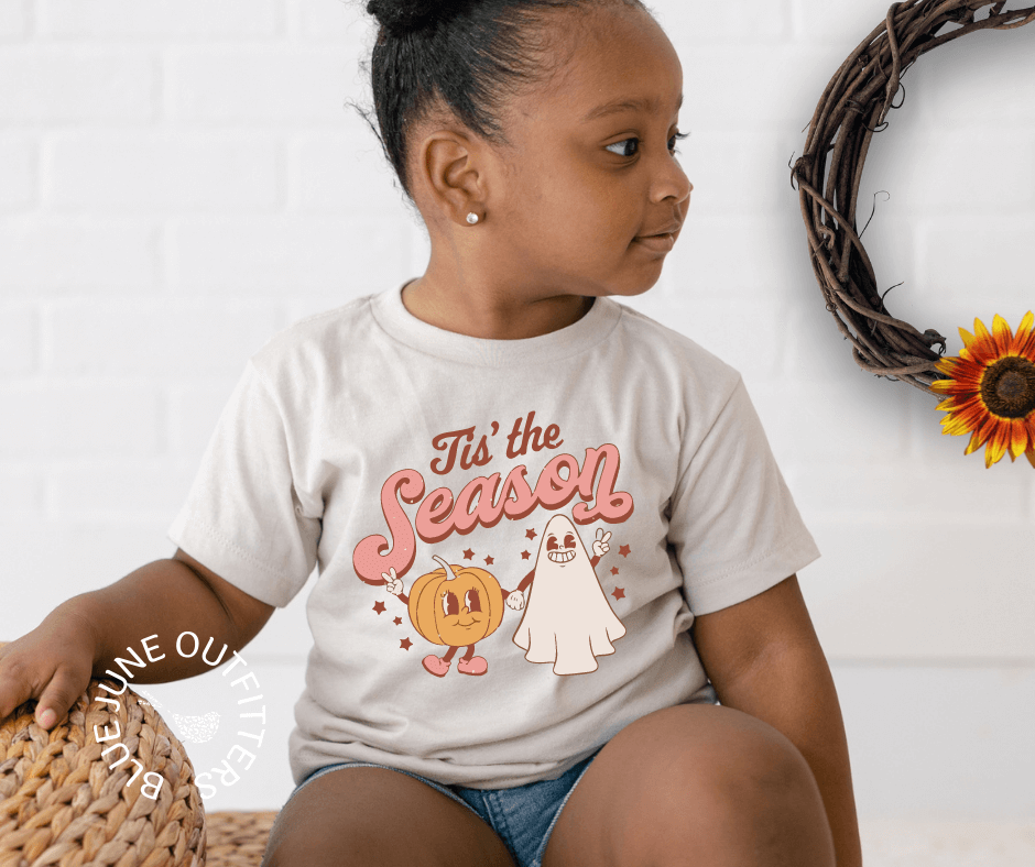 'Tis The Season |Toddler Retro Halloween Tee