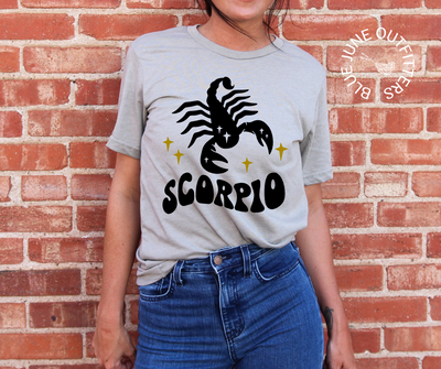 Scorpio | Retro Zodiac Tee