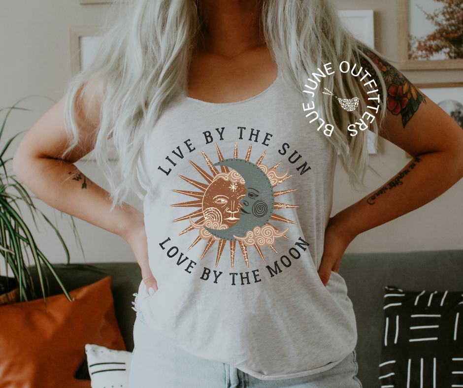 Live By The Sun Love By The Moon | Women's Tank Top