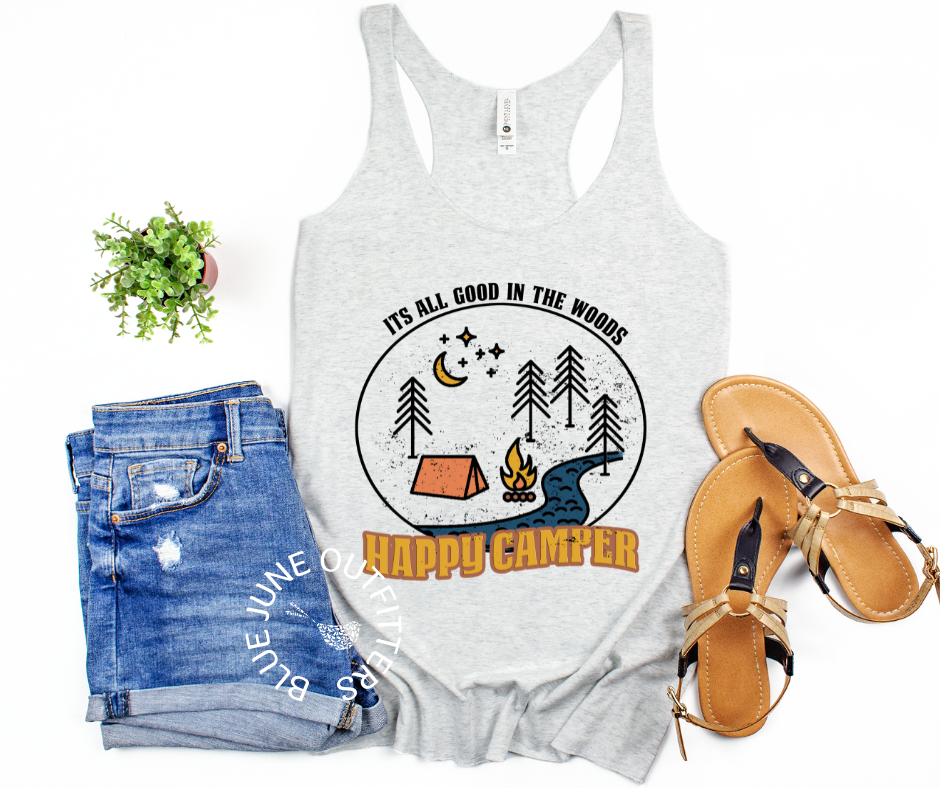 It's All Good In The Woods | Women's Camping Tank Top