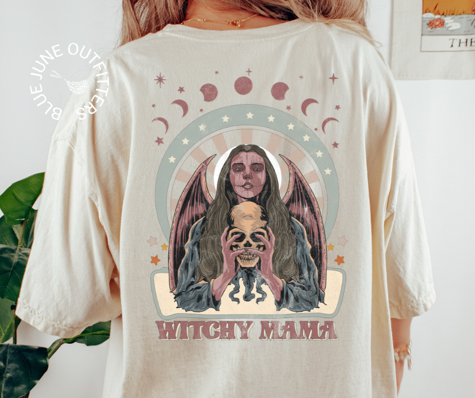 Witchy Mama | Celestial Halloween Comfort Colors® Tee