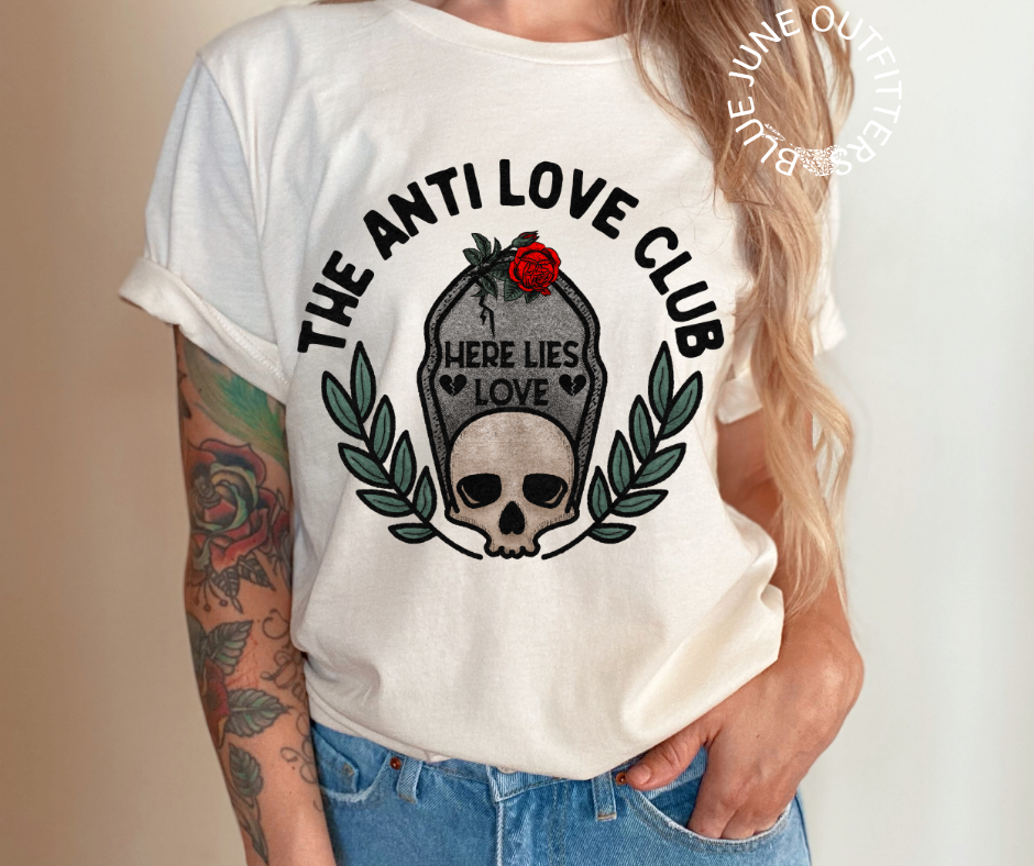 The Anti Love Club | Comfort Colors® Funny Valerntine Tee