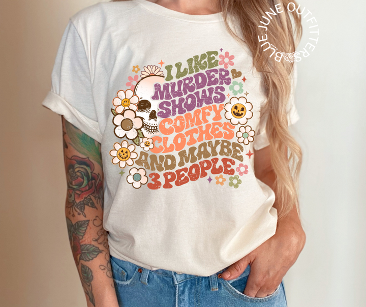Murder Shows & Comfy Clothes | Comfort Colors® True Crime Tee