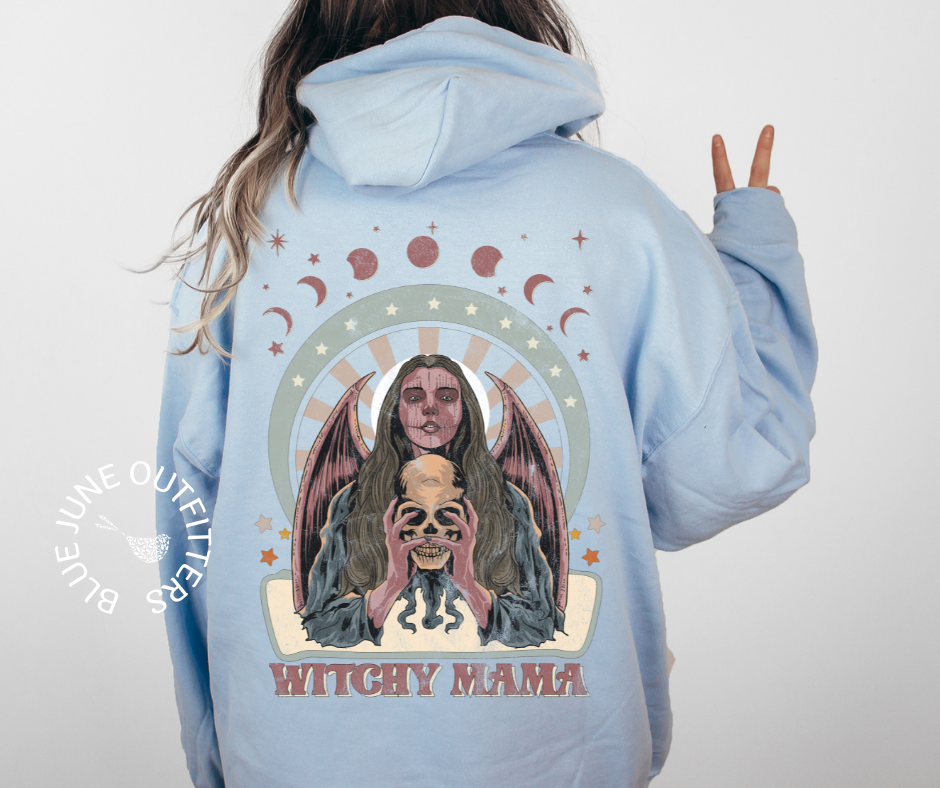 Witchy Mama | Celestial Halloween Hoodie