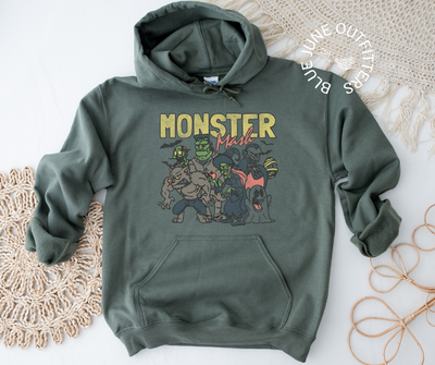 Retro Monster Mash | Unisex Halloween Hoodie