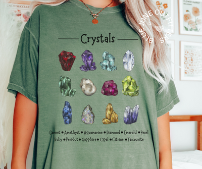 Crystals T-Shirt | Comfort Colors® Birthstones Tee