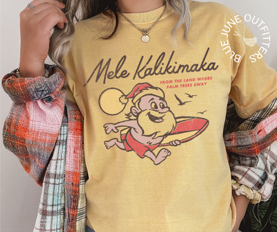 Mele Kalikimaka | Comfort Colors® Hawaii Christmas Tee