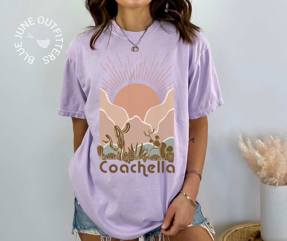Coachella Valley | Retro Coachella Festival Comfort Colors® Tee