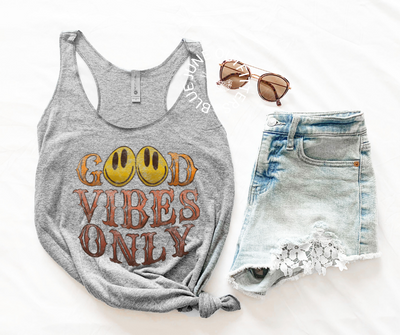 Good Vibes Only | 90's Vibes Women's Racerback Tank Top