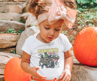 Retro Monster Mash | Baby Halloween Outfit
