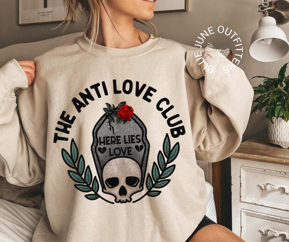 The Anti Love Club | Funny Valentine's Day Sweatshirt