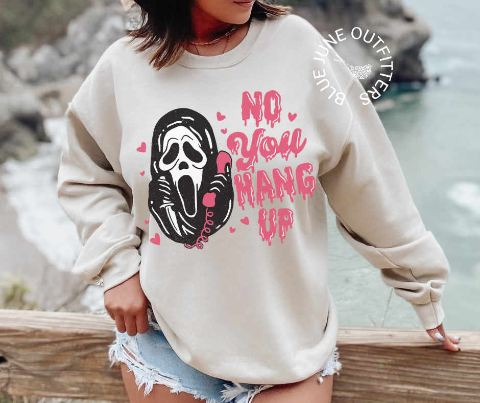 Scary Movies Phone Call | Unisex Halloween Sweatshirt