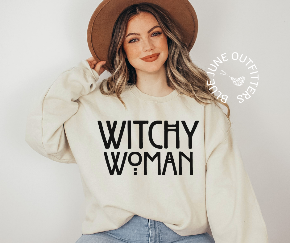 Witchy Woman | Halloween Crewneck Sweatshirt