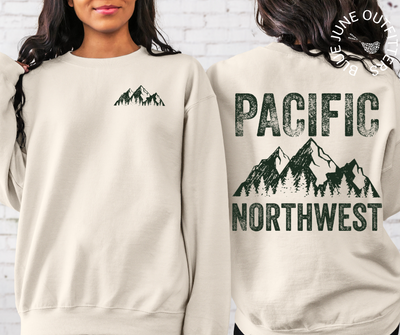 Pacific Northwest Sweatshirt | Double Sided Print