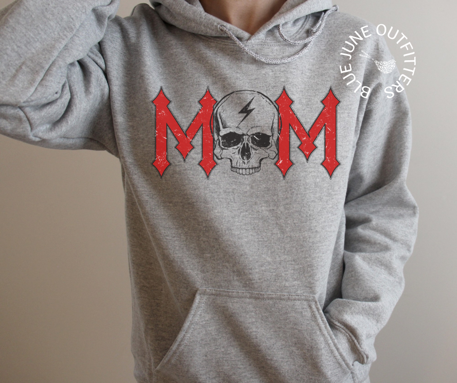 Rock n' Roll Mom | Skull Hoodie